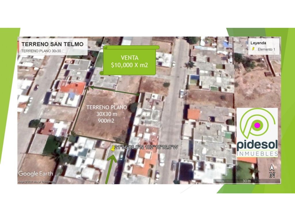 Terreno Solar De M En Venta Aguascalientes Estado De