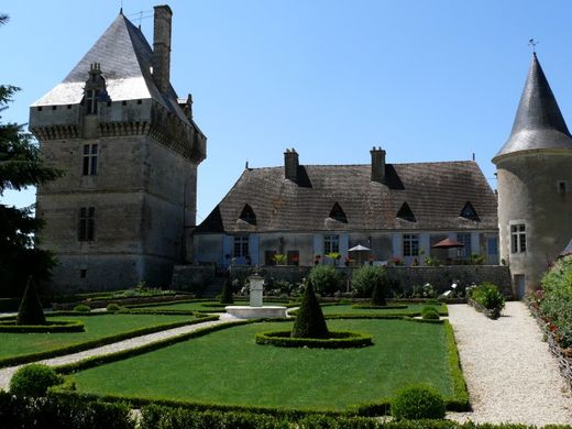 Schloss / Burg in Pioussay, Deux-Sèvres