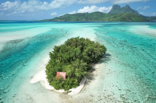 Wyspa w Bora-Bora