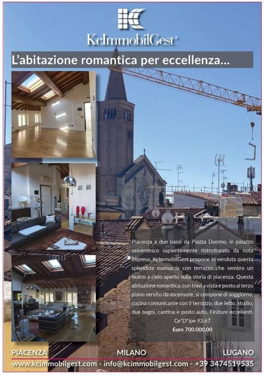 Luxury Flat for sale in Via Roma, 51, Piacenza, Emilia-Romagna - Ansicht 2
