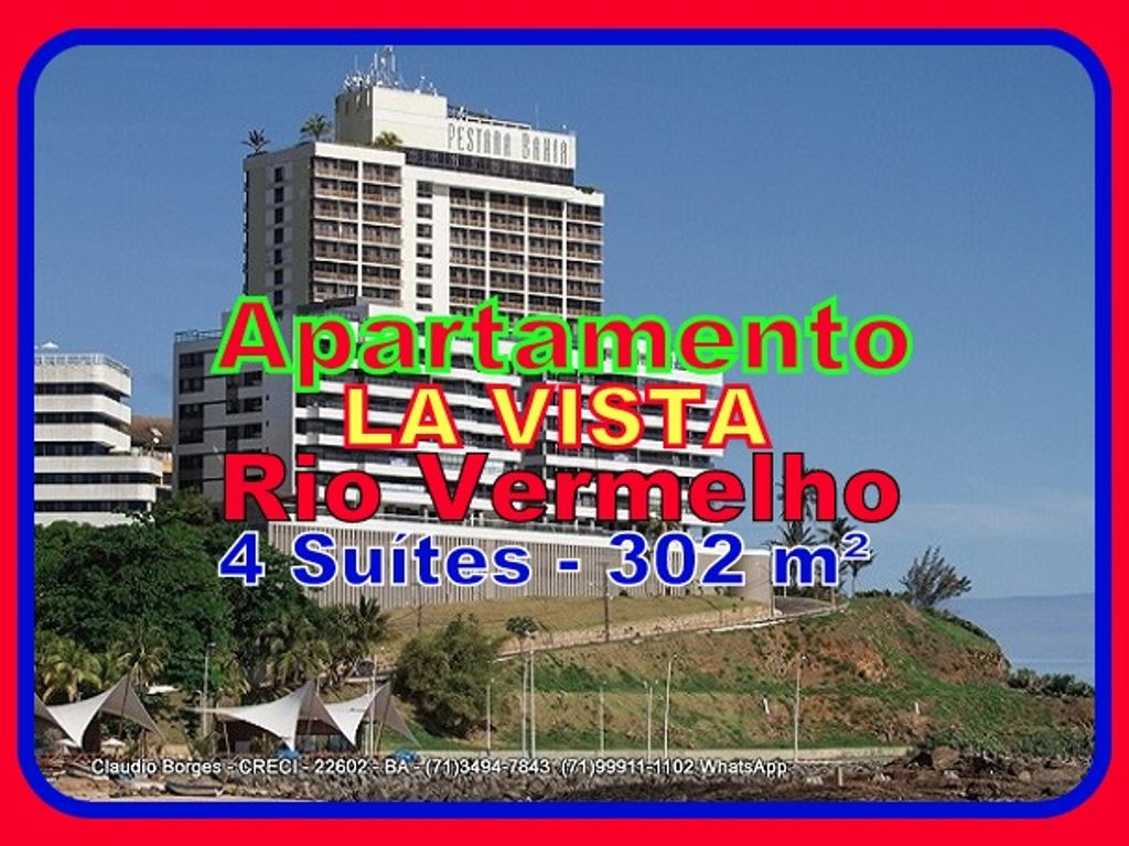 Vendas Luxuoso apartamento de 402 m2, Rua Monte Conselho, Salvador, Estado da Bahia