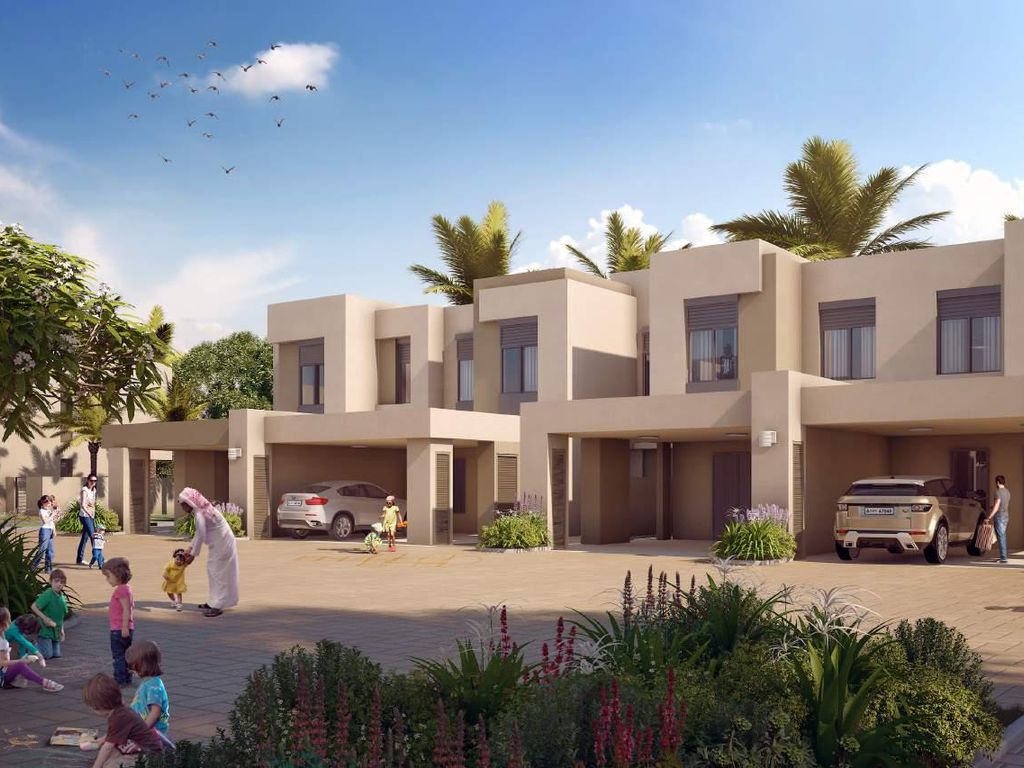 Таунхаус в собственность. Таун сквер Дубай. Serena Dubai. Reem Dubai. Reem Townhouses.