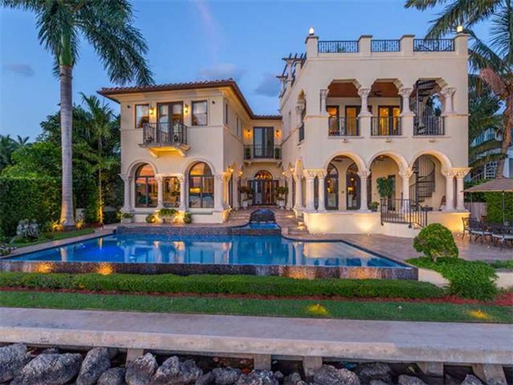 Villa de luxe de 5 chambres en vente 308 S COCONUT LN, Miami Beach