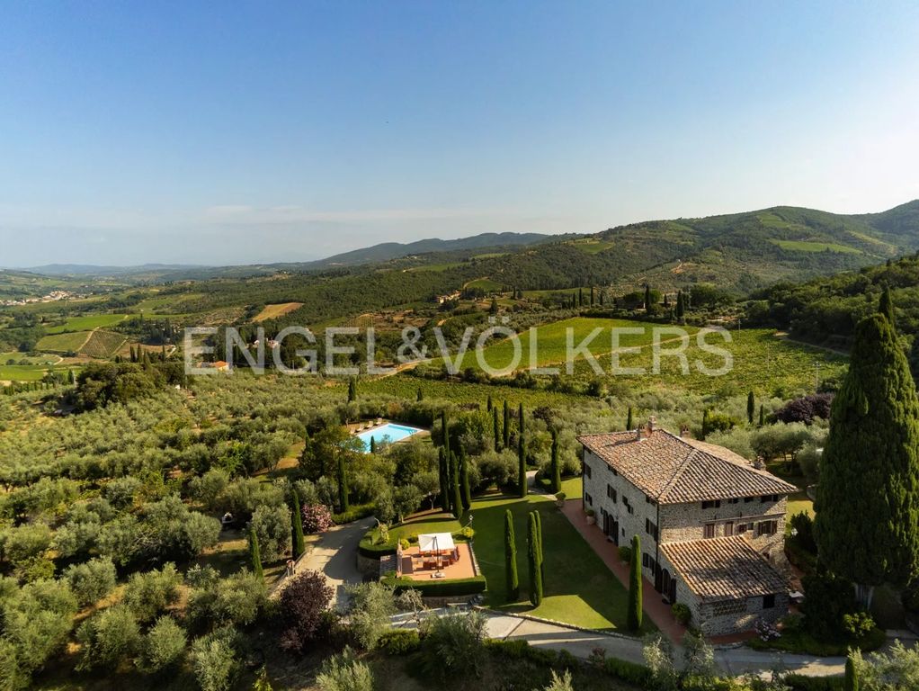 13 room exclusive country house for sale in Greve in Chianti, Italy