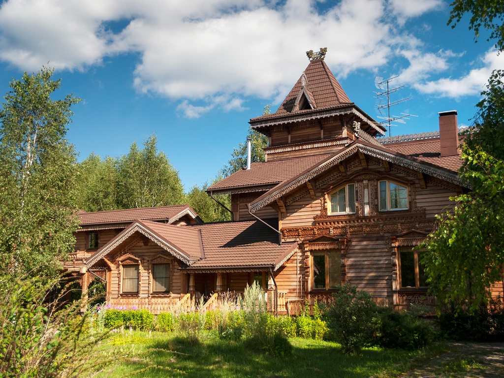 пластмассовом корпусе фото деревянных усадьб каждым