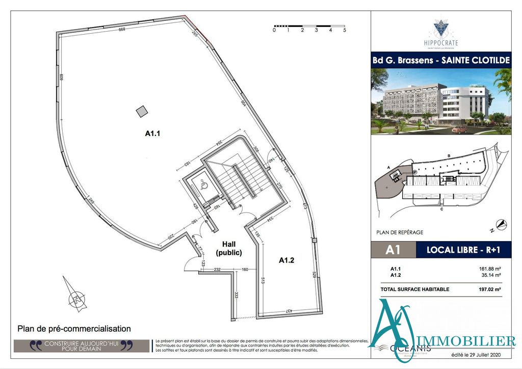 Exclusiva oficina de 197 mq en venta SainteClotilde, Reunión