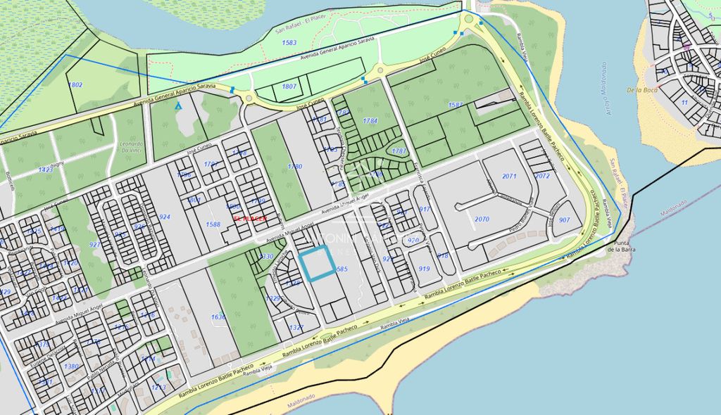 Земельный участок - HOJA 22 PARADA 31 Y 32, Punta del Este, Punta Del Este, Departamento de Maldonado