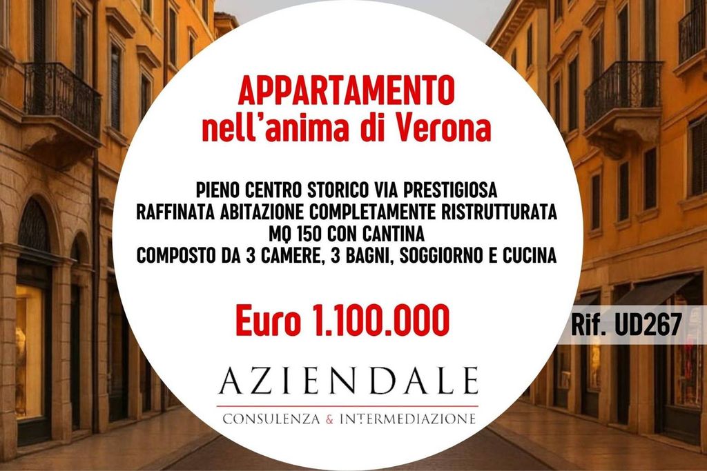 3 bedroom luxury Flat for sale in Via Giuseppe Mazzini, Verona, Provincia di Verona, Veneto