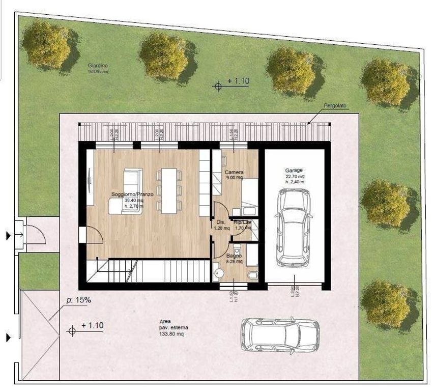 Casa – Reggello, Poggio ai Giubbiani - Vista 3