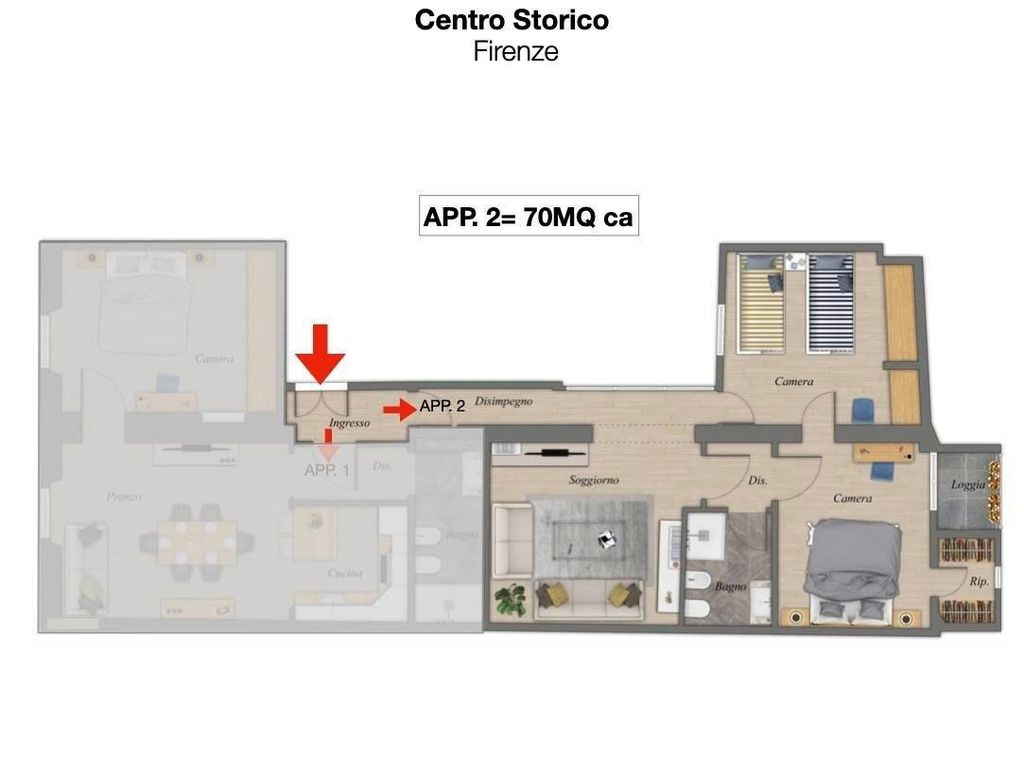 Appartamento – Florence - Vista 5