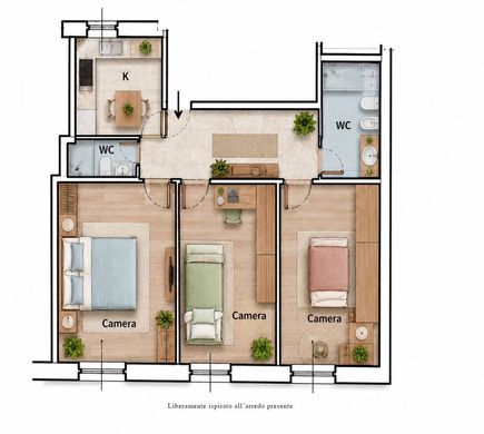 Apartment in Milan, Lombardy