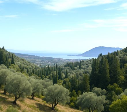 Lefkáda, Lefkadaの土地