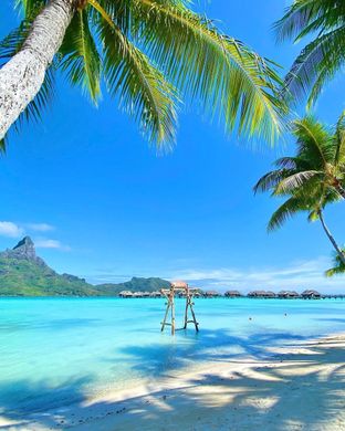 Insel in Bora-Bora