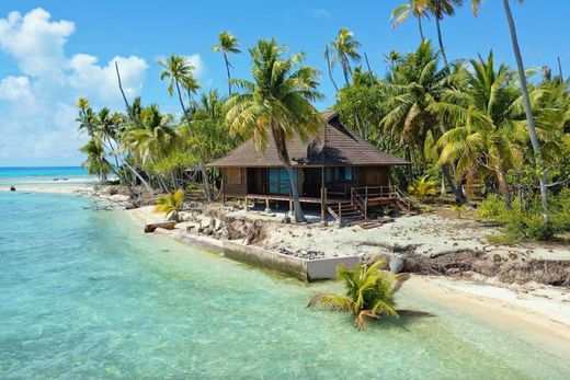 Insel in Rangiroa, Îles Tuamotu-Gambier