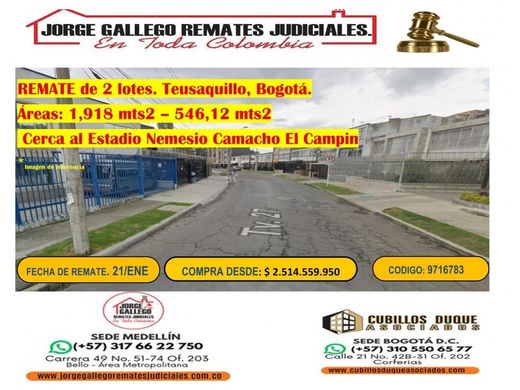 Terreno en Bogotá, Bogotá  D.C.