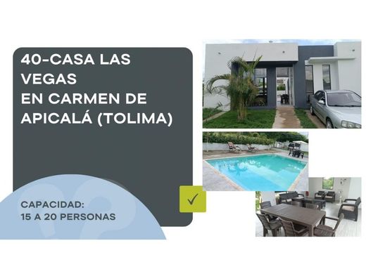 Casa de luxo - Carmen de Apicalá, Departamento de Tolima