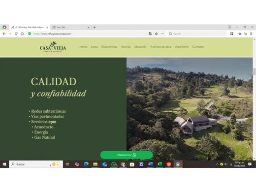 地皮  Rionegro, Departamento de Antioquia