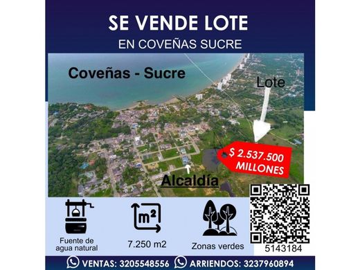 Terrain à Coveñas, Departamento de Sucre