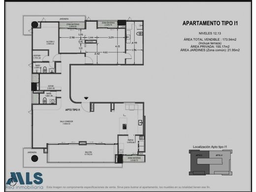Apartment in Medellín, Departamento de Antioquia