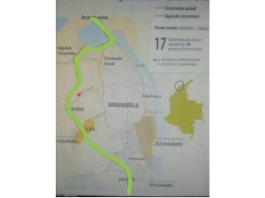 Terrain à Barranquilla, Departamento del Atlántico