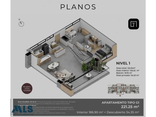 Apartment in Medellín, Departamento de Antioquia