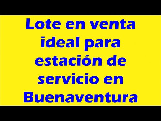 Terreno en Buenaventura, Departamento del Valle del Cauca