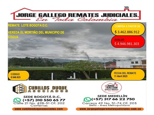 Grond in Cogua, Departamento de Cundinamarca