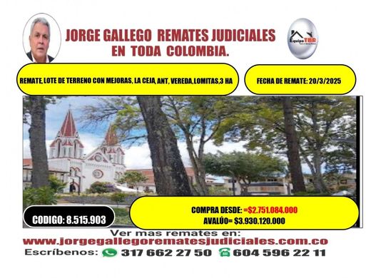 Grond in La Ceja, Departamento de Antioquia