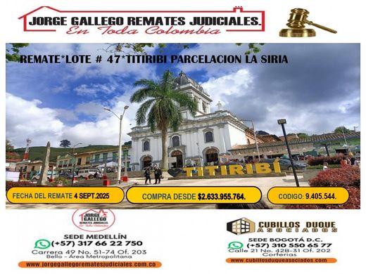 Grond in Titiribí, Departamento de Antioquia