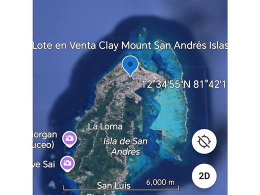 Terrain à San Andrés, Providencia y Santa Catalina, Departamento de Archipiélago de San Andrés