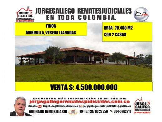 ﻣﻨﺰﻝ ﺭﻳﻔﻲ/ ﺑﻴﺖ ﻤﺰﺭﻋﺔ ﻓﻲ Marinilla, Departamento de Antioquia