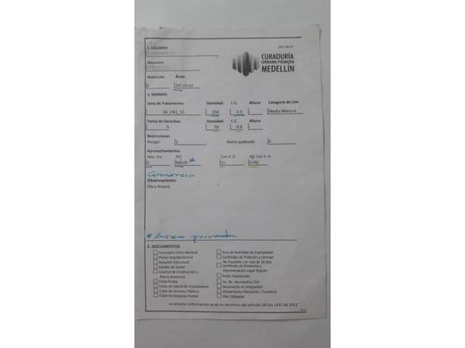 Terreno - Medellín, Departamento de Antioquia