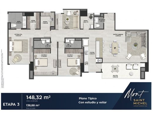 Appartamento a Medellín, Departamento de Antioquia