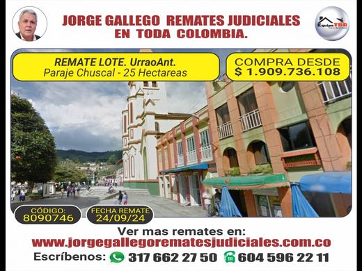 أرض ﻓﻲ Urrao, Departamento de Antioquia