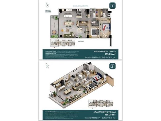 Appartamento a Medellín, Departamento de Antioquia