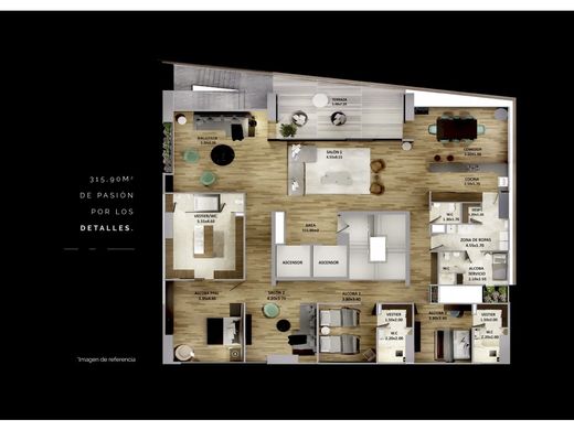 Daire Medellín, Departamento de Antioquia