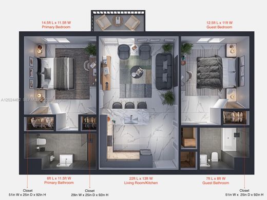 Residential complexes in North Miami, Miami-Dade