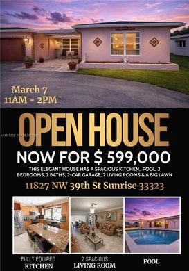 Villa à Sunrise, Comté de Broward