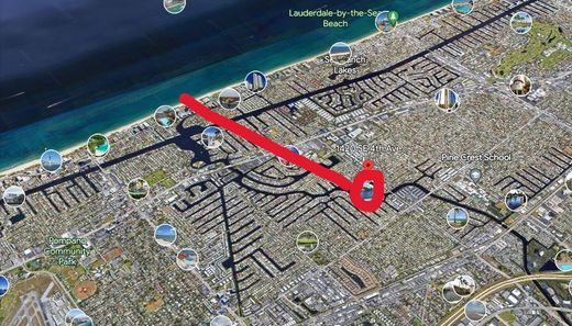 Residential complexes in Pompano Beach, Broward County