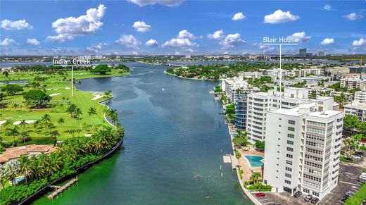 Residential complexes in Bay Harbor Islands, Miami-Dade
