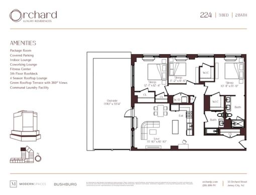 ‏דירה ב  Jersey City, Hudson County