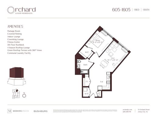 Apartment / Etagenwohnung in Jersey City, Hudson County