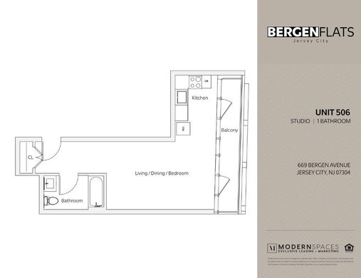 Apartment in Jersey City, Hudson County