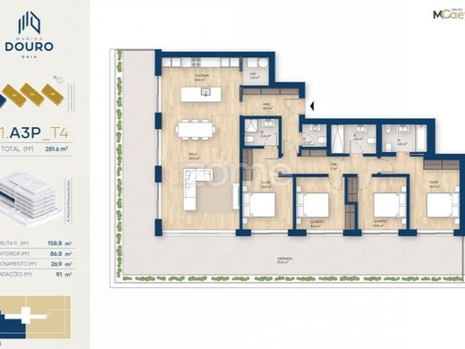 아파트 / 빌라노바드가이아
, Vila Nova de Gaia