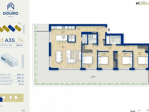 Apartment / Etagenwohnung in Vila Nova de Gaia, Distrito do Porto