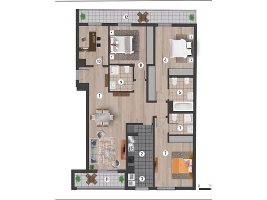 Apartment / Etagenwohnung in Funchal, Madeira