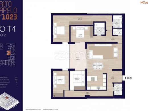 Apartment / Etagenwohnung in Matosinhos, Distrito do Porto