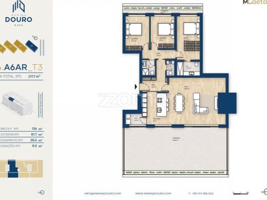 Apartment / Etagenwohnung in Vila Nova de Gaia, Distrito do Porto