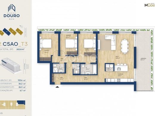 Appartement à Vila Nova de Gaia, Distrito do Porto