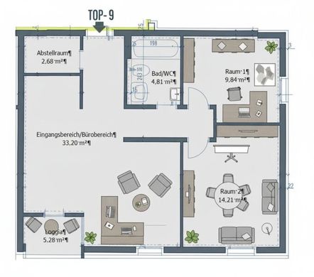 Γραφείο σε Feldkirch, Politischer Bezirk Feldkirch